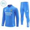 Real Madrid Training Sweatshirts Quarter-zip 2025-26 Blaue Für Kinder Real Madrid Training Sweatshirts Quarter-zip 2025-26 Blaue Für Kinder